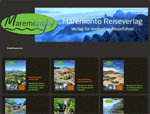 Tablet Screenshot of maremonto.com